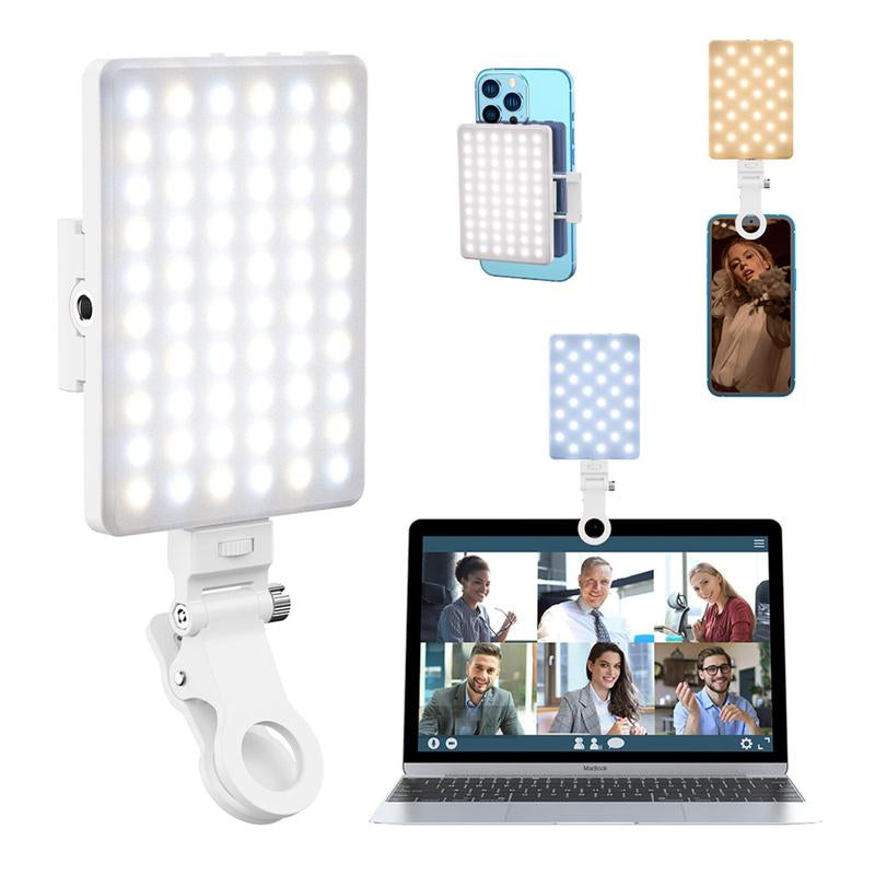 Portable Rechargeable LED Clip-On Selfie Light